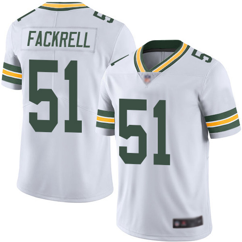 Green Bay Packers Limited White Men #51 Fackrell Kyler Road Jersey Nike NFL Vapor Untouchable->youth nfl jersey->Youth Jersey